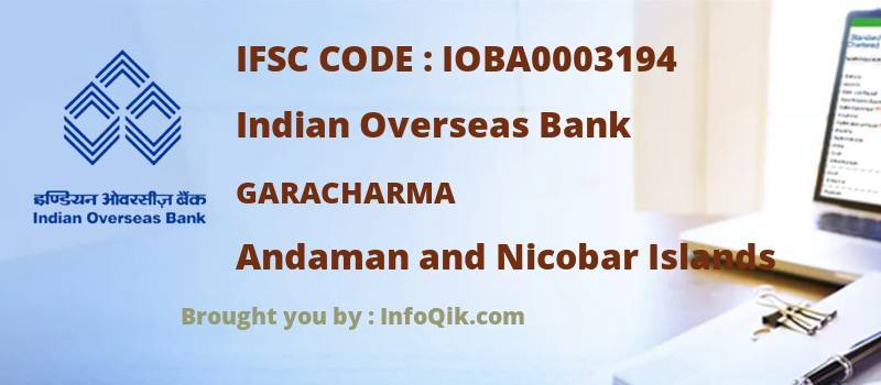 Indian Overseas Bank Garacharma, Andaman and Nicobar Islands - IFSC Code