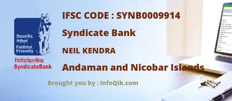 Syndicate Bank Neil Kendra, Andaman and Nicobar Islands - IFSC Code