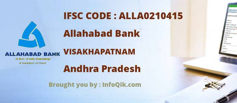 Allahabad Bank Visakhapatnam, Andhra Pradesh - IFSC Code