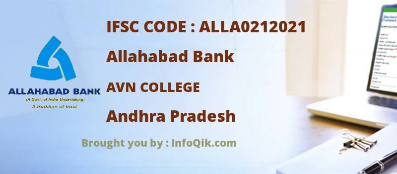 Allahabad Bank Avn College, Andhra Pradesh - IFSC Code