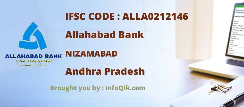 Allahabad Bank Nizamabad, Andhra Pradesh - IFSC Code