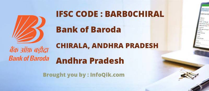 Bank of Baroda Chirala, Andhra Pradesh, Andhra Pradesh - IFSC Code