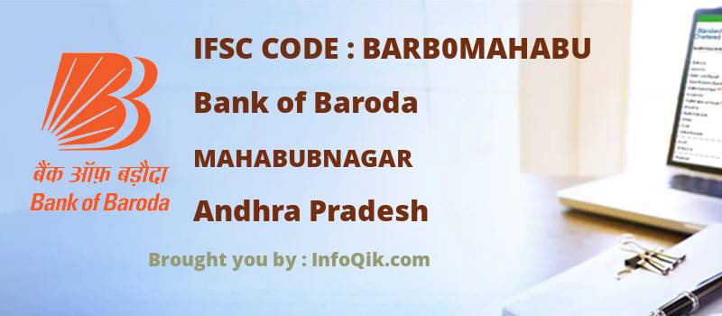 Bank of Baroda Mahabubnagar, Andhra Pradesh - IFSC Code