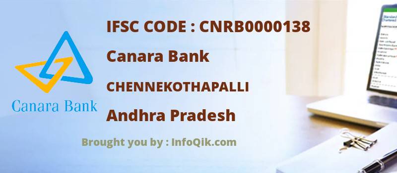 Canara Bank Chennekothapalli, Andhra Pradesh - IFSC Code