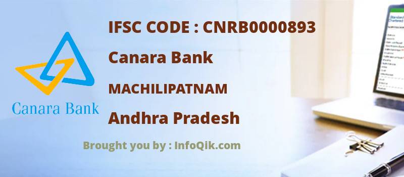 Canara Bank Machilipatnam, Andhra Pradesh - IFSC Code