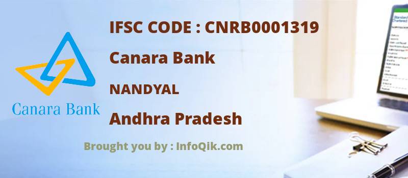 Canara Bank Nandyal, Andhra Pradesh - IFSC Code