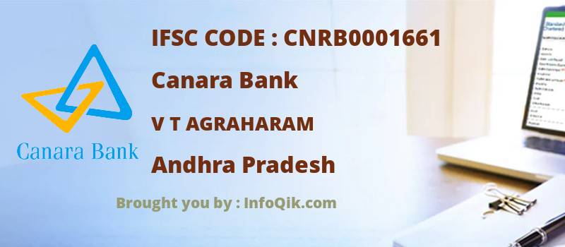 Canara Bank V T Agraharam, Andhra Pradesh - IFSC Code