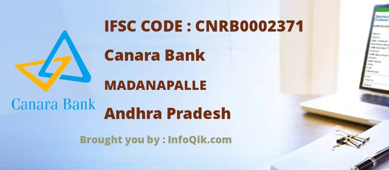 Canara Bank Madanapalle, Andhra Pradesh - IFSC Code