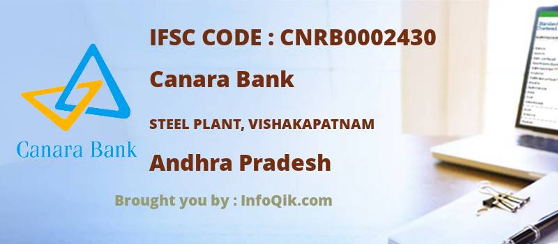 Canara Bank Steel Plant, Vishakapatnam, Andhra Pradesh - IFSC Code