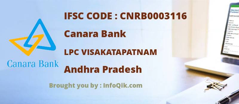 Canara Bank Lpc Visakatapatnam, Andhra Pradesh - IFSC Code