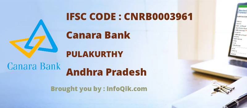 Canara Bank Pulakurthy, Andhra Pradesh - IFSC Code