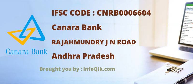 Canara Bank Rajahmundry J N Road, Andhra Pradesh - IFSC Code