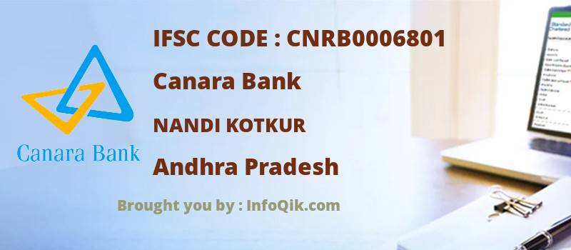 Canara Bank Nandi Kotkur, Andhra Pradesh - IFSC Code