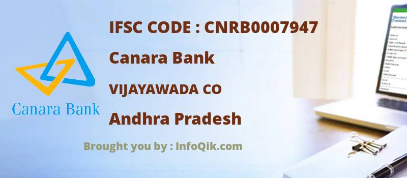 Canara Bank Vijayawada Co, Andhra Pradesh - IFSC Code