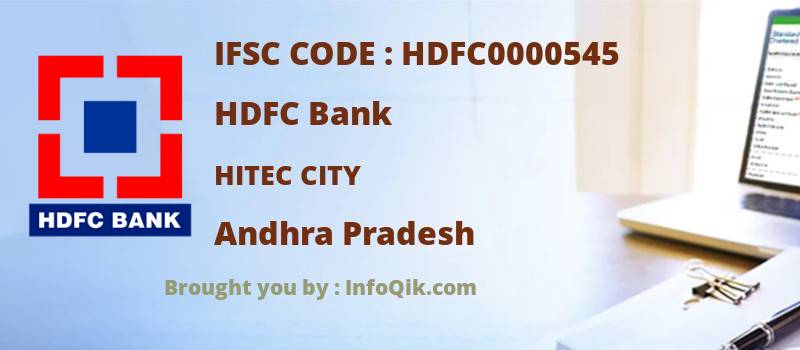 HDFC Bank Hitec City, Andhra Pradesh - IFSC Code