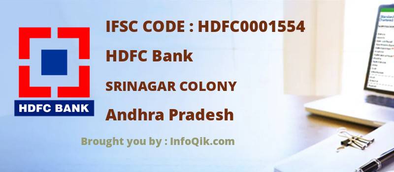 HDFC Bank Srinagar Colony, Andhra Pradesh - IFSC Code