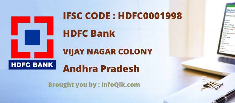 HDFC Bank Vijay Nagar Colony, Andhra Pradesh - IFSC Code