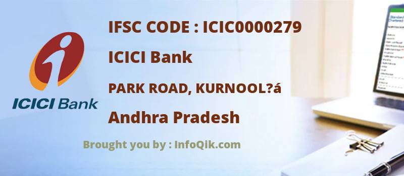 ICICI Bank Park Road, Kurnool?á, Andhra Pradesh - IFSC Code