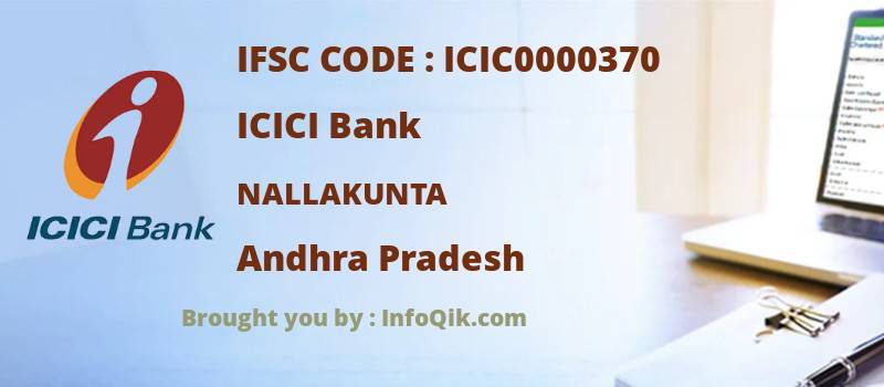 ICICI Bank Nallakunta, Andhra Pradesh - IFSC Code