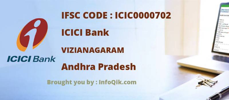 ICICI Bank Vizianagaram, Andhra Pradesh - IFSC Code