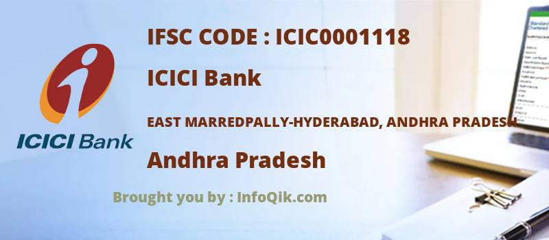 ICICI Bank East Marredpally-hyderabad, Andhra Pradesh, Andhra Pradesh - IFSC Code