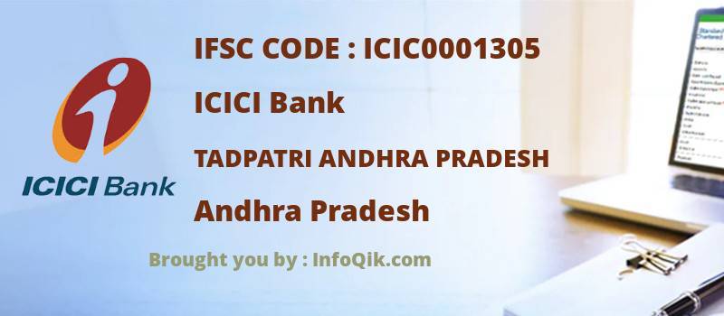 ICICI Bank Tadpatri Andhra Pradesh, Andhra Pradesh - IFSC Code