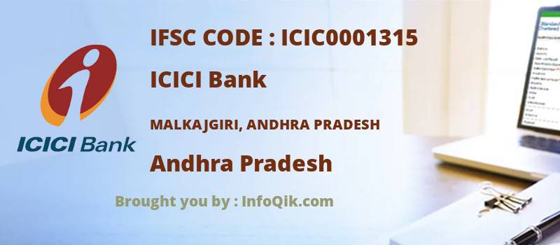 ICICI Bank Malkajgiri, Andhra Pradesh, Andhra Pradesh - IFSC Code