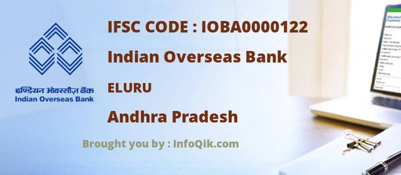 Indian Overseas Bank Eluru, Andhra Pradesh - IFSC Code