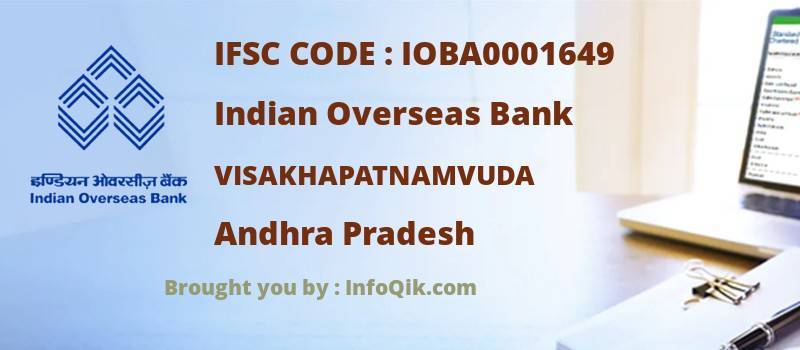 Indian Overseas Bank Visakhapatnamvuda, Andhra Pradesh - IFSC Code