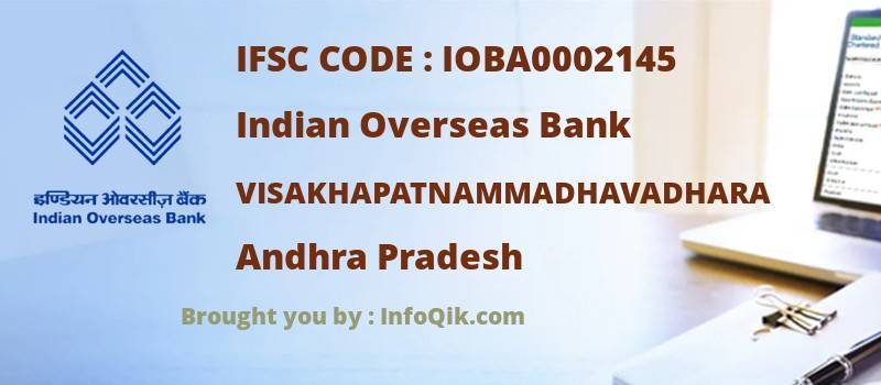 Indian Overseas Bank Visakhapatnammadhavadhara, Andhra Pradesh - IFSC Code