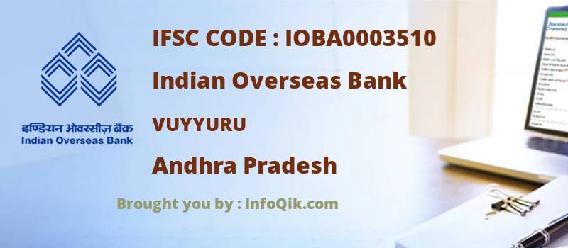 Indian Overseas Bank Vuyyuru, Andhra Pradesh - IFSC Code