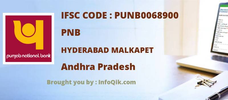 PNB Hyderabad Malkapet, Andhra Pradesh - IFSC Code