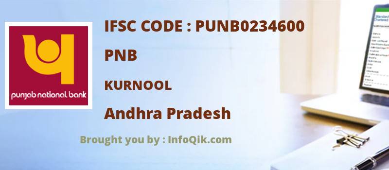 PNB Kurnool, Andhra Pradesh - IFSC Code