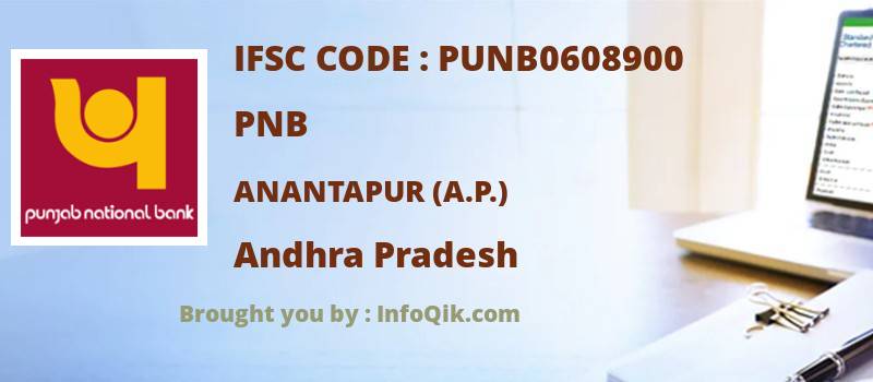 PNB Anantapur (a.p.), Andhra Pradesh - IFSC Code