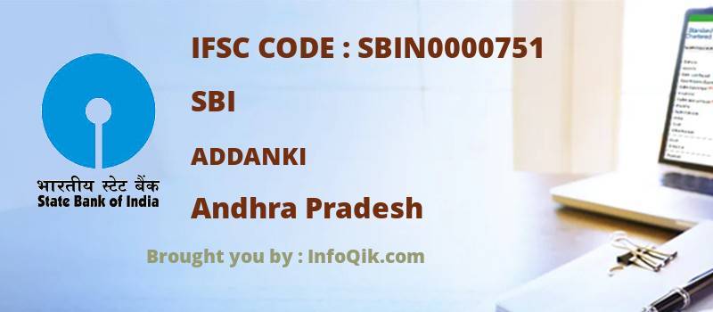 SBI Addanki, Andhra Pradesh - IFSC Code