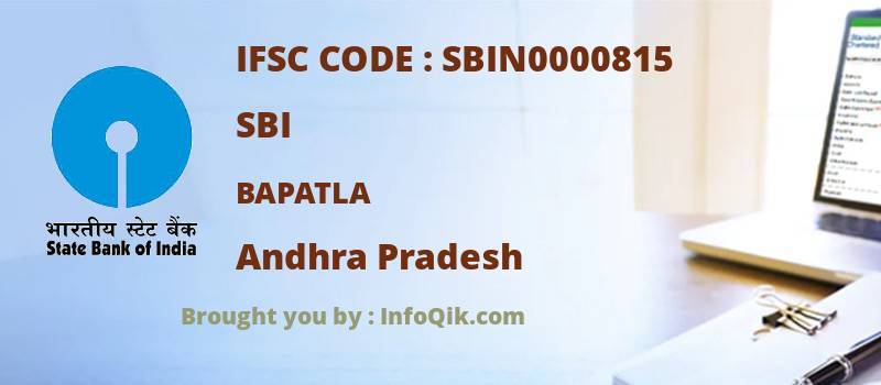 SBI Bapatla, Andhra Pradesh - IFSC Code