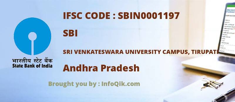 SBI Sri Venkateswara University Campus, Tirupati, Andhra Pradesh - IFSC Code