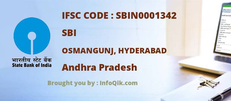 SBI Osmangunj, Hyderabad, Andhra Pradesh - IFSC Code