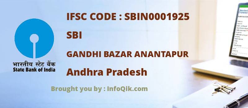 SBI Gandhi Bazar Anantapur, Andhra Pradesh - IFSC Code