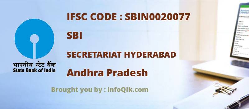 SBI Secretariat Hyderabad, Andhra Pradesh - IFSC Code