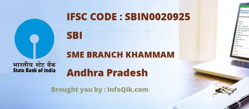 SBI Sme Branch Khammam, Andhra Pradesh - IFSC Code