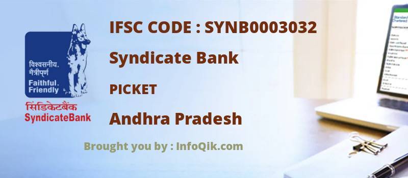 Syndicate Bank Picket, Andhra Pradesh - IFSC Code