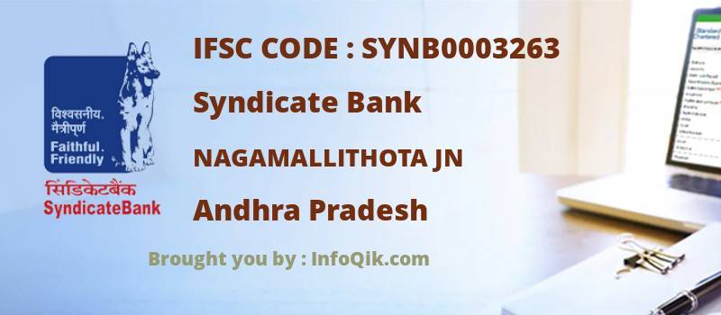 Syndicate Bank Nagamallithota Jn, Andhra Pradesh - IFSC Code