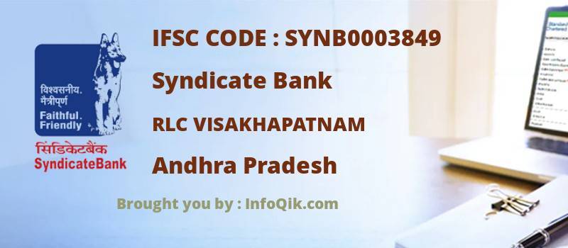 Syndicate Bank Rlc Visakhapatnam, Andhra Pradesh - IFSC Code