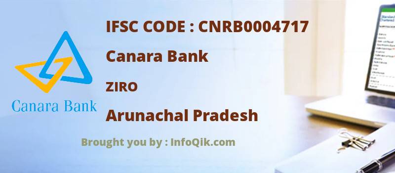 Canara Bank Ziro, Arunachal Pradesh - IFSC Code