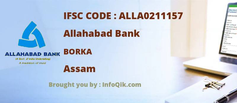 Allahabad Bank Borka, Assam - IFSC Code