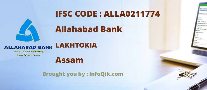 Allahabad Bank Lakhtokia, Assam - IFSC Code