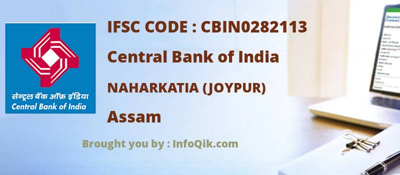 Central Bank of India Naharkatia (joypur), Assam - IFSC Code