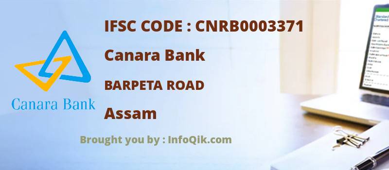 Canara Bank Barpeta Road, Assam - IFSC Code