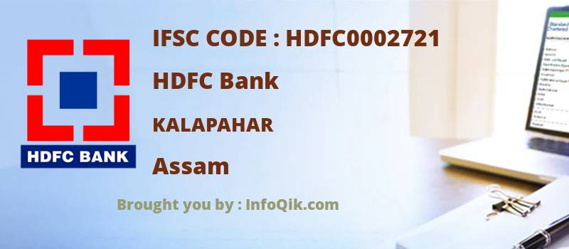 HDFC Bank Kalapahar, Assam - IFSC Code